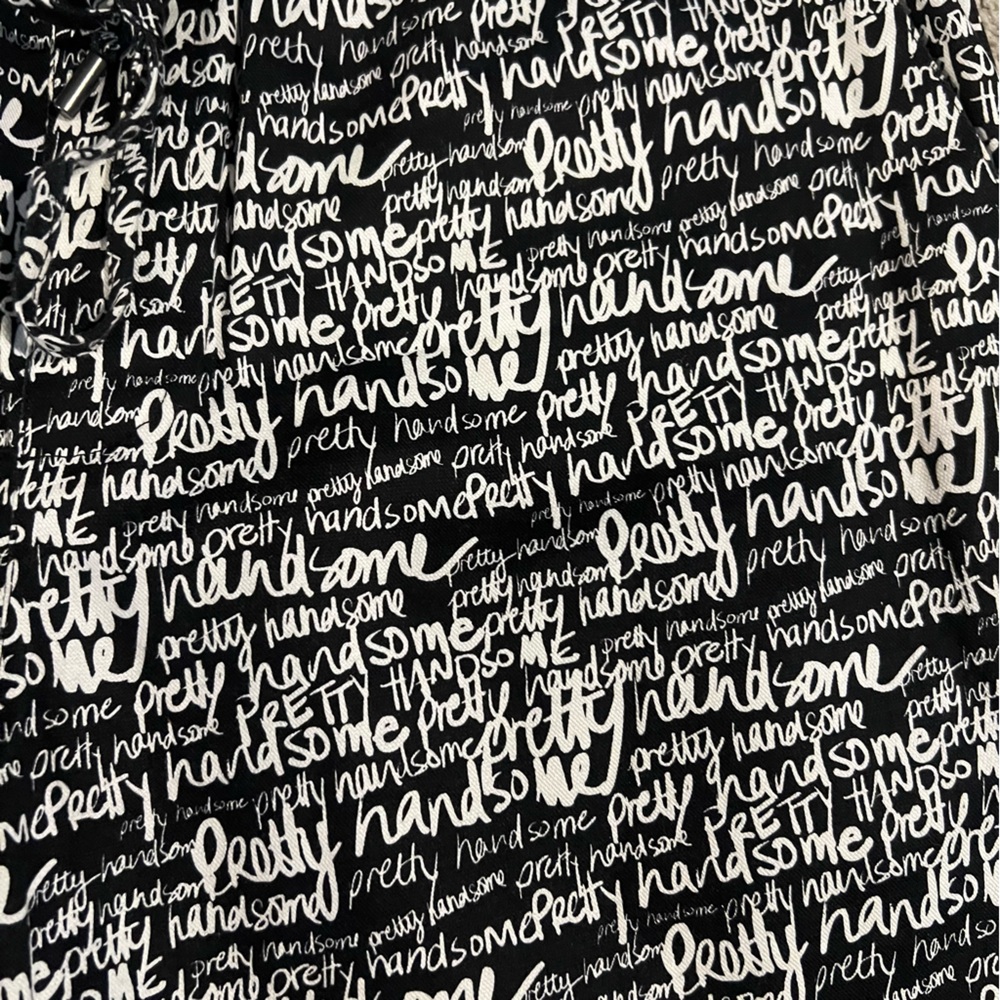 Wildfang Essential Drawstring Pants Script Print … - image 2